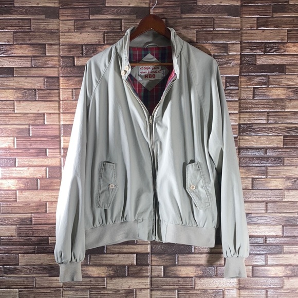 Mens Vintage HBO Tan XL Classic Jacket - Picture 1 of 9